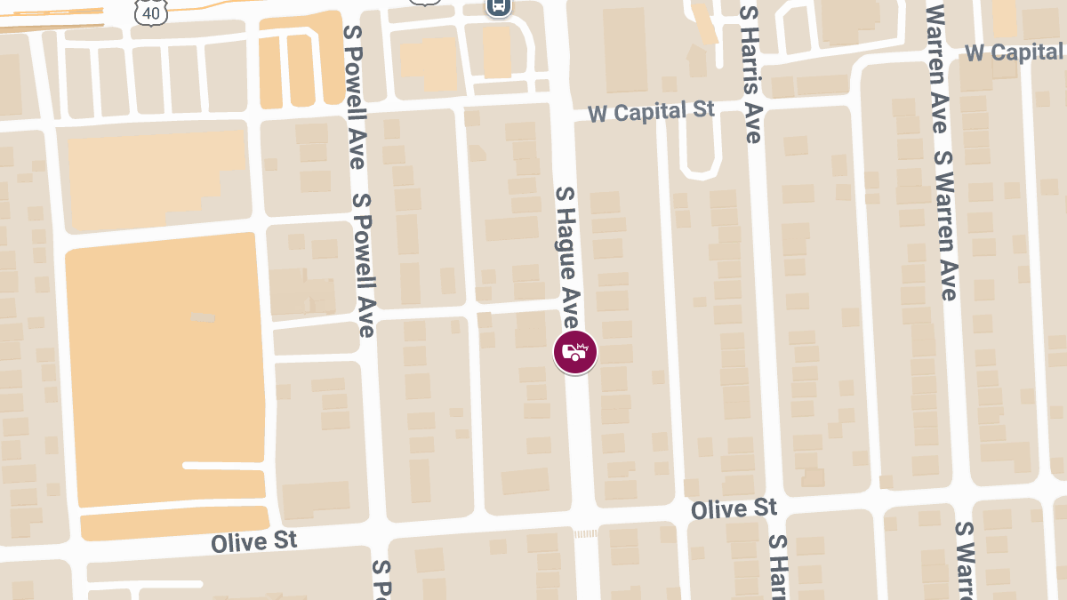 Crash with Injuries Reported at 100 S Hague Ave