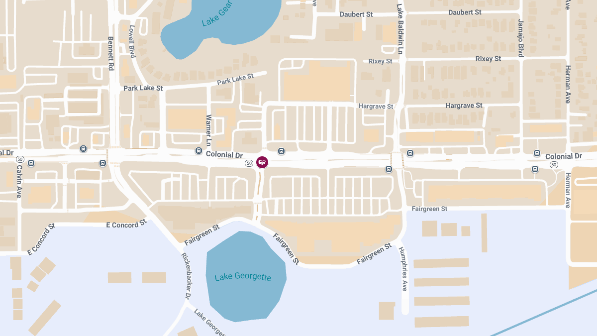 Crash with Injuries Reported at E Colonial Dr and Gear Lake Ave