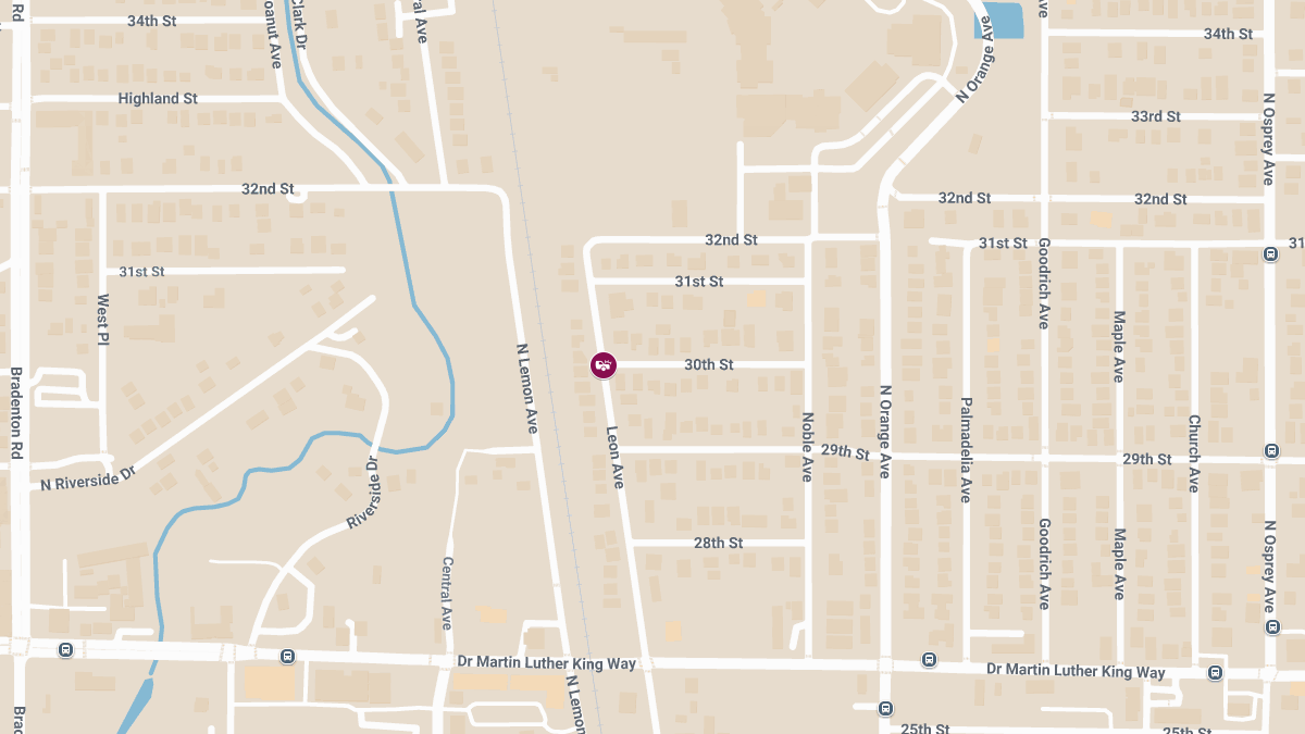 Crash with Injuries Reported at Leon Ave & 30th St