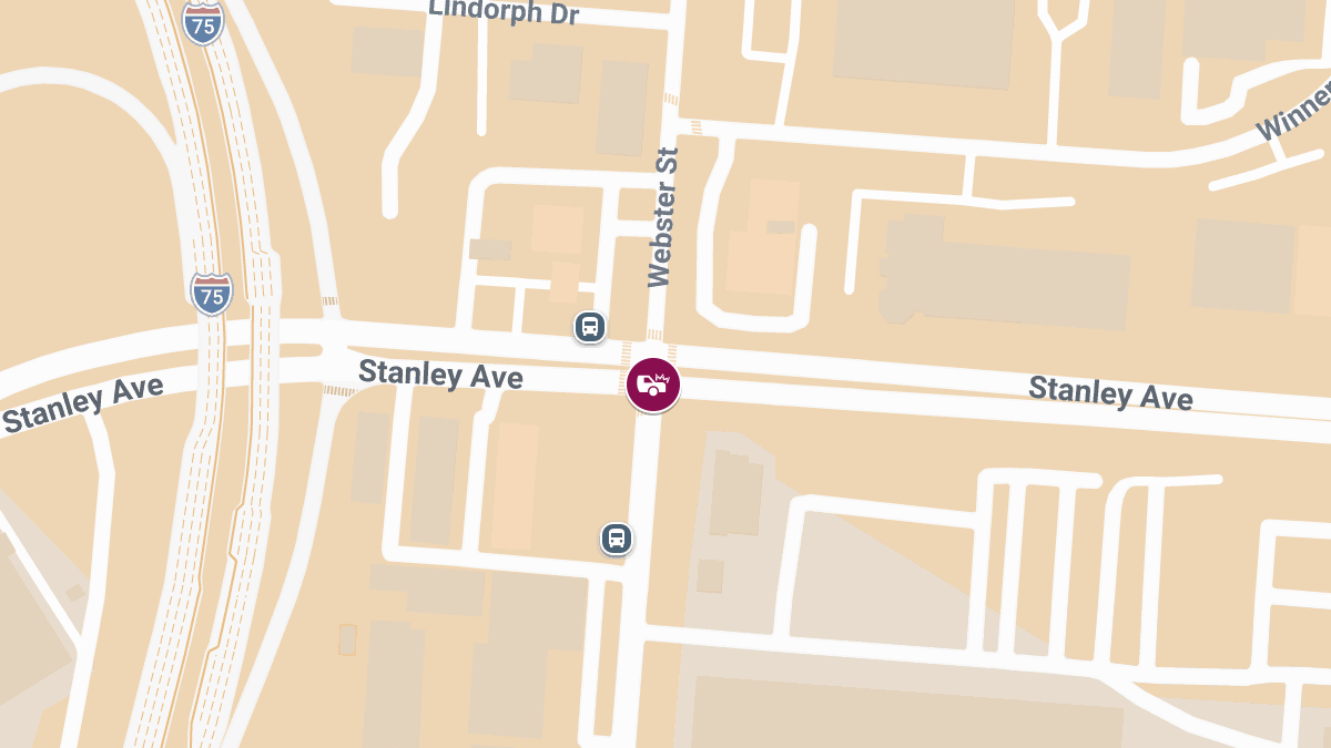 Crash with Injuries Reported at Stanley Ave & Webster St