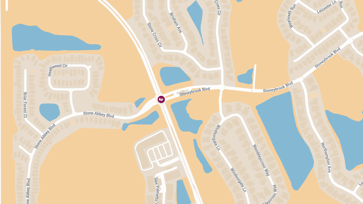 Crash with Injuries Reported at Stoneybrook Blvd and Alafaya Trl S