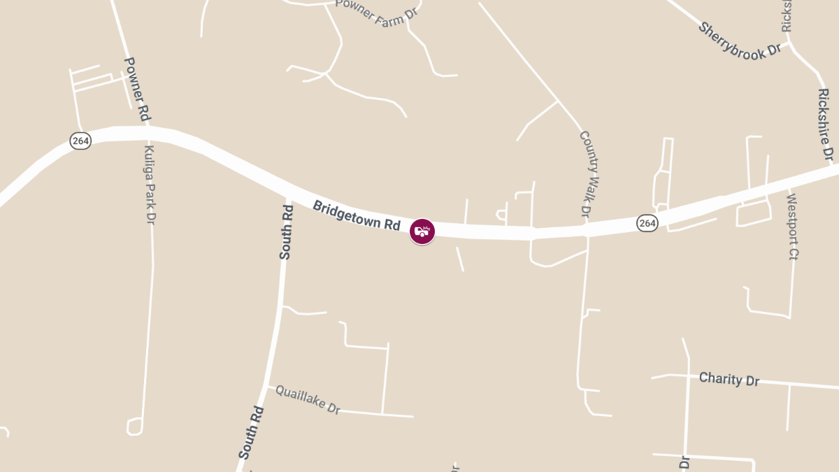 Crash with Injuries Reported on Bridgetown Rd
