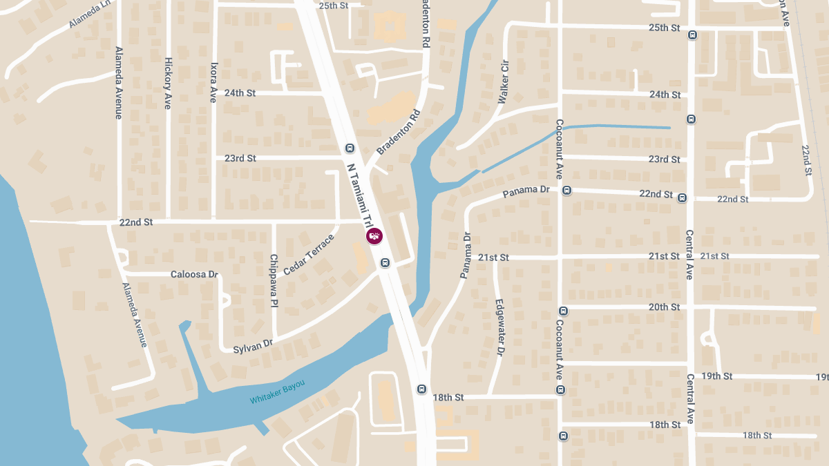 Crash with Injuries Reported on N Tamiami Trl Near 23rd St