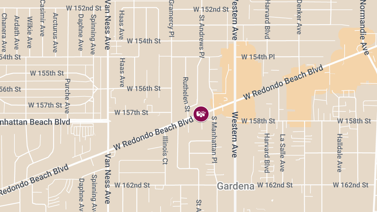 Crash with Injuries Reported on Redondo Beach Blvd in Northwest Area