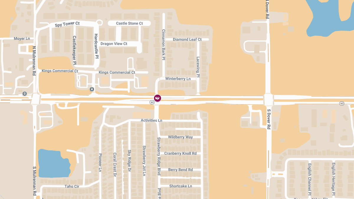 Crash with Injuries Reported on SR-60 at Winterberry Ln