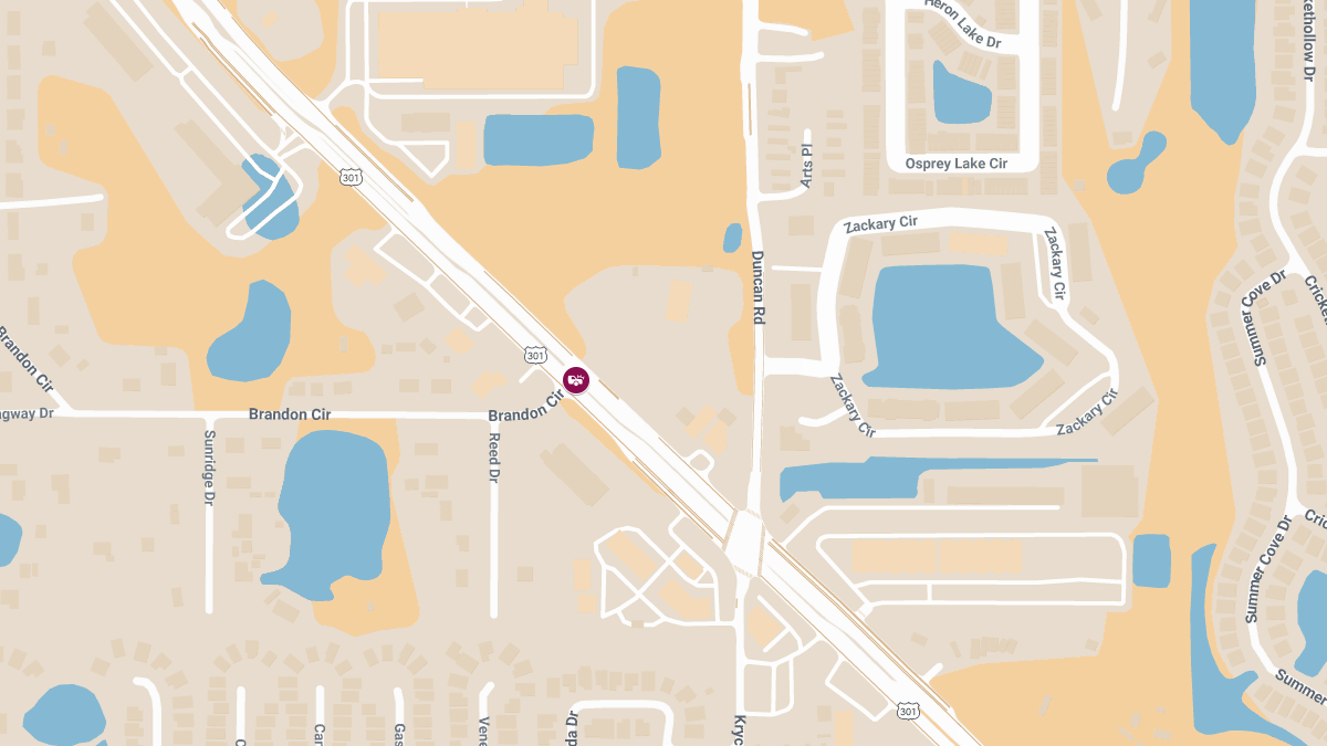 Crash with Injuries Reported on US-301 at Brandon Cir