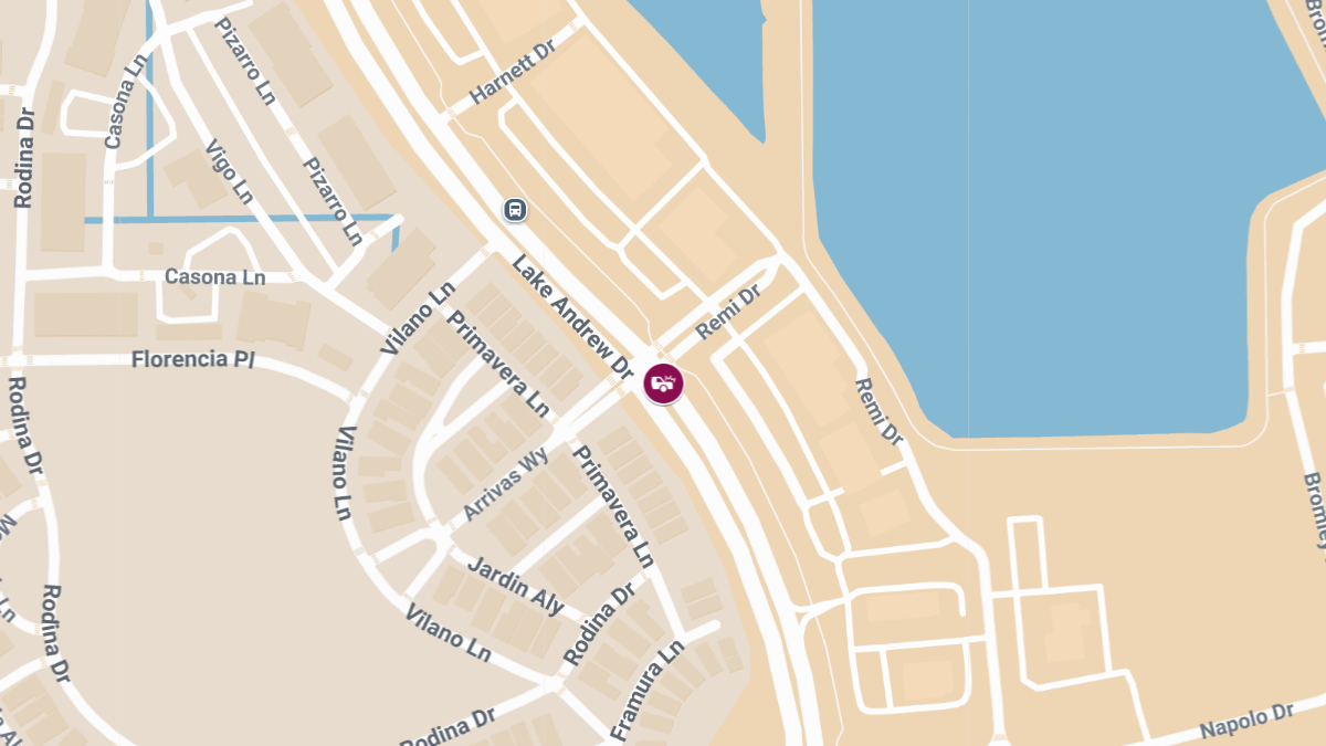 Crash with Injuries and Roadblock Reported on Lake Andrew Dr at N Remi Dr