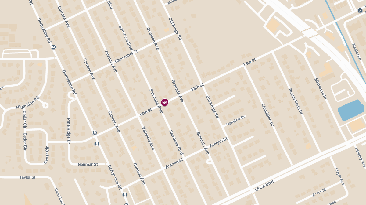 Crash with Injuries and Roadblock at 13th St and San Jose Blvd