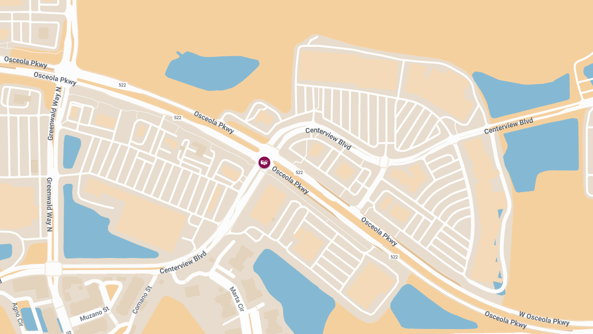 Crash with Injuries at Centerview Blvd and Osceola Pkwy