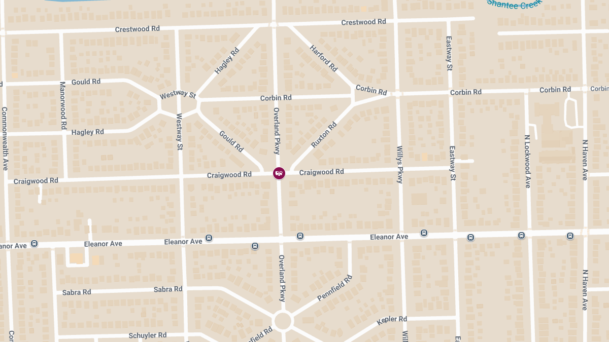 Crash with Injuries at Craigwood Rd & Overland Pkwy