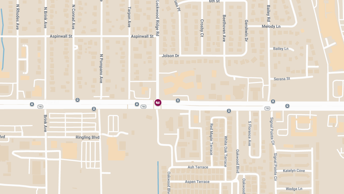 Crash with Injuries at N Lockwood Ridge Rd & Fruitville Rd