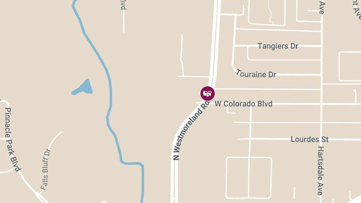 Crash with Injuries at N Westmoreland Rd & W Colorado Blvd