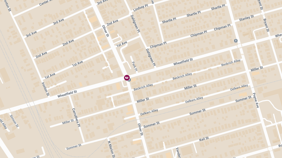 Crash with Injuries at Oliver St & Wheatfield St