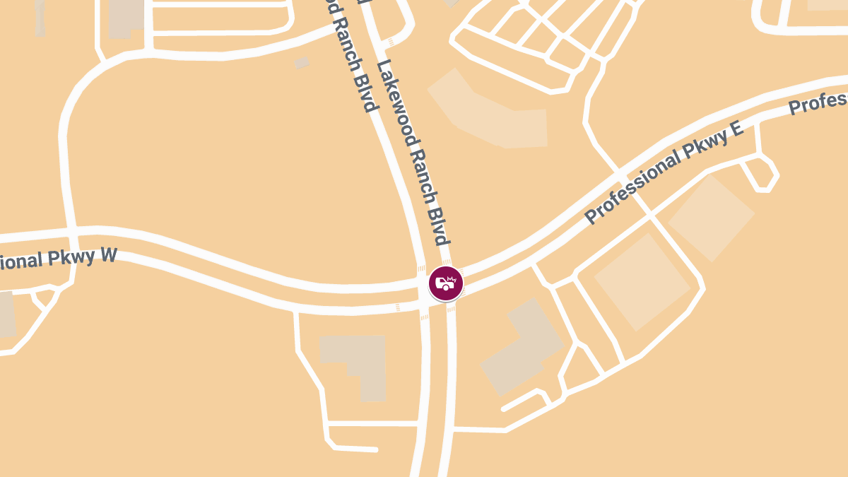 Crash with Injuries at Professional Pkwy & Lakewood Ranch Blvd