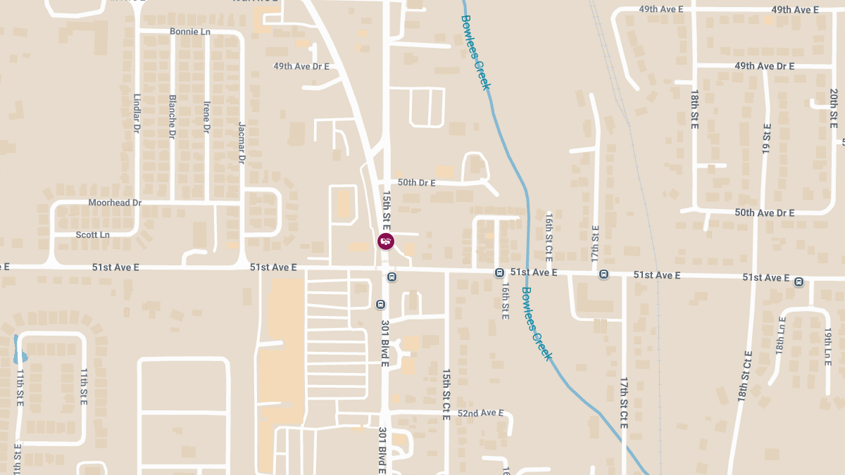 Crash with Injuries on 15th St E at 301 Blvd E