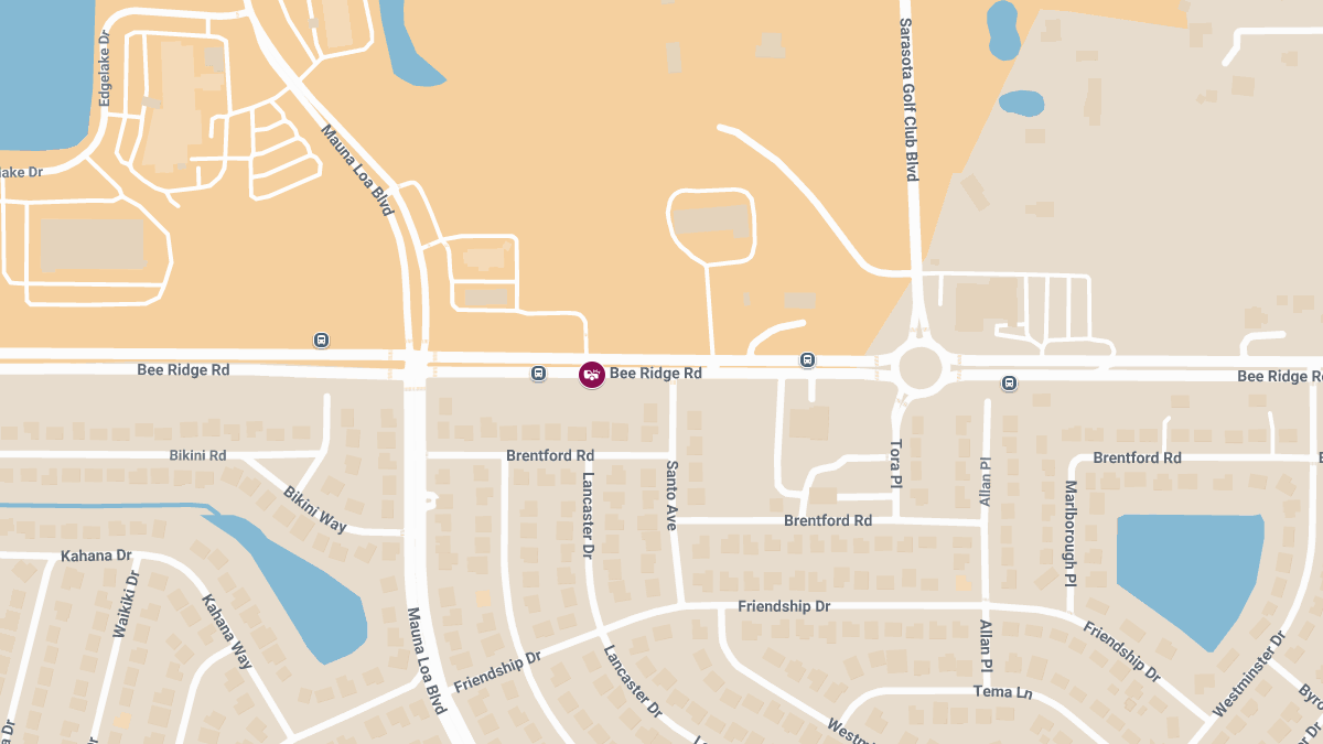 Crash with Injuries on Bee Ridge Rd Near Fire Station