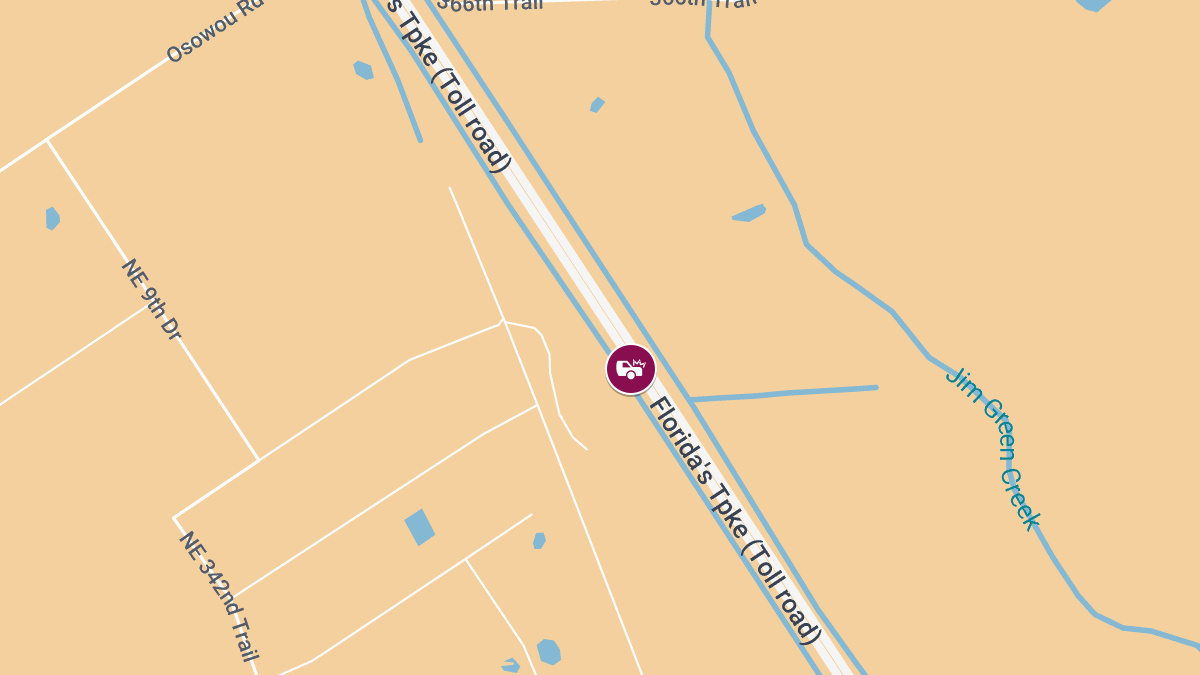 Crash with Injuries on Florida’s Turnpike SB at MM 189