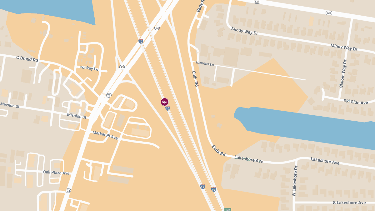 Crash with Injuries on I-10 WB Near MM 170 After Prairieville Exit