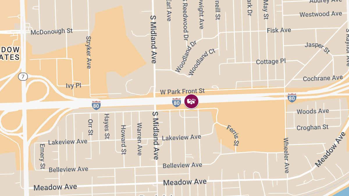 Crash with Injuries on I-80 Westbound Near Milepost 134