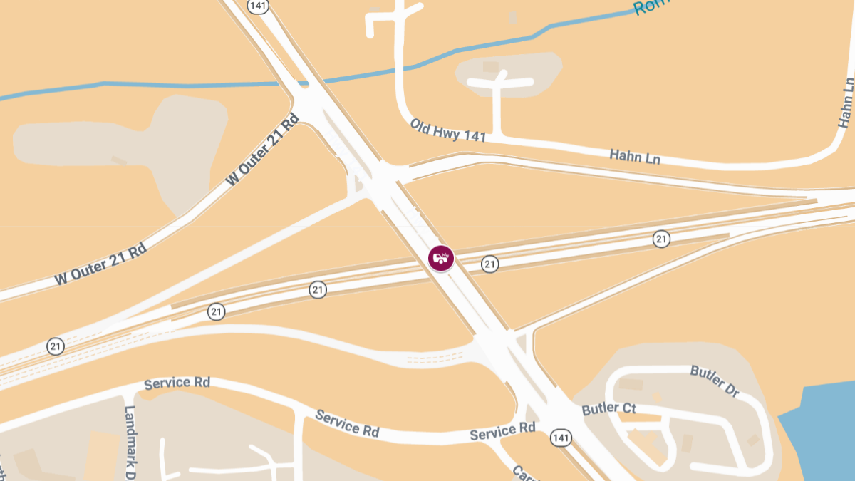 Crash with Injuries on MO-141 at MO-21