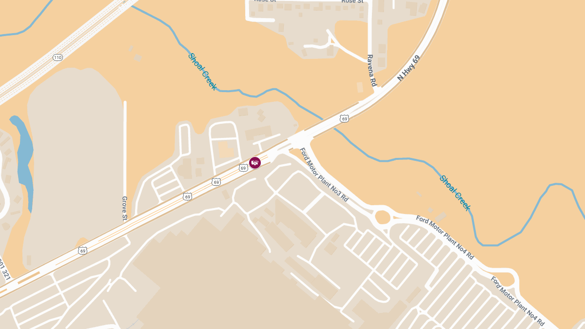 Crash with Injuries on US-69 near Ford Plant