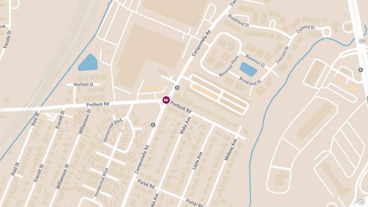 Crash with Injuriesz Reported at Campostella Rd & Portlock Rd