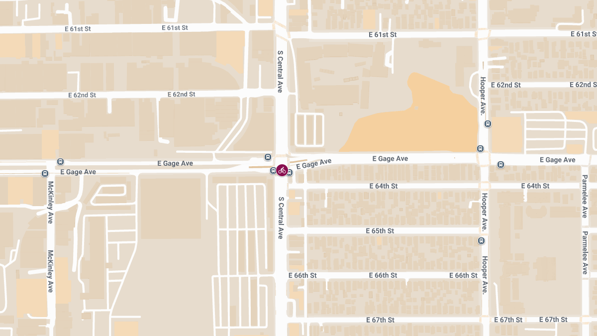 Cyclist Injured in Crash at E Gage Ave & S Central Ave