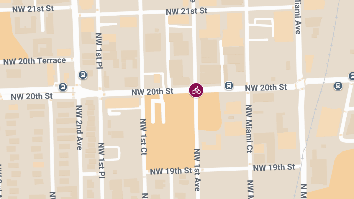 Cyclist Injured in Traffic Accident at NW 20th St & NW 1st Ave