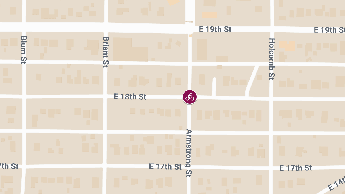 Cyclist Injured in Truck Collision at E 18th St & Armstrong St