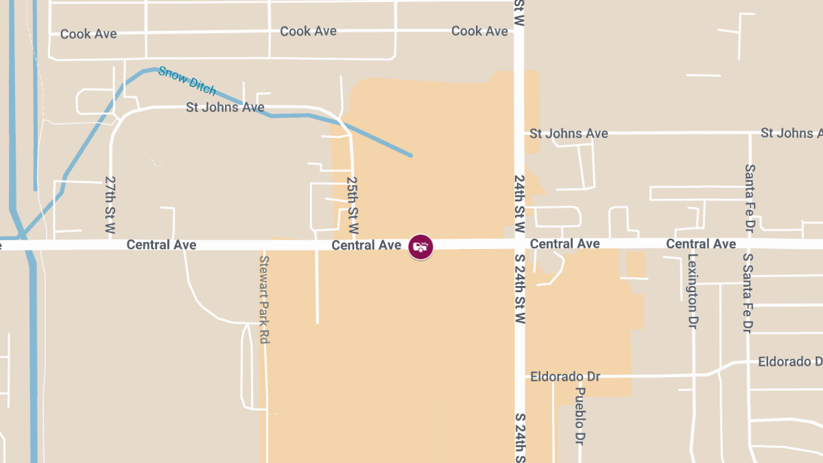 Driver Injured in Crash Near Central Ave