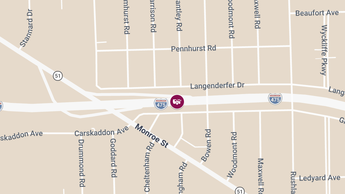 Driver Injured in SUV Crash on I‑475 Near Exit 19