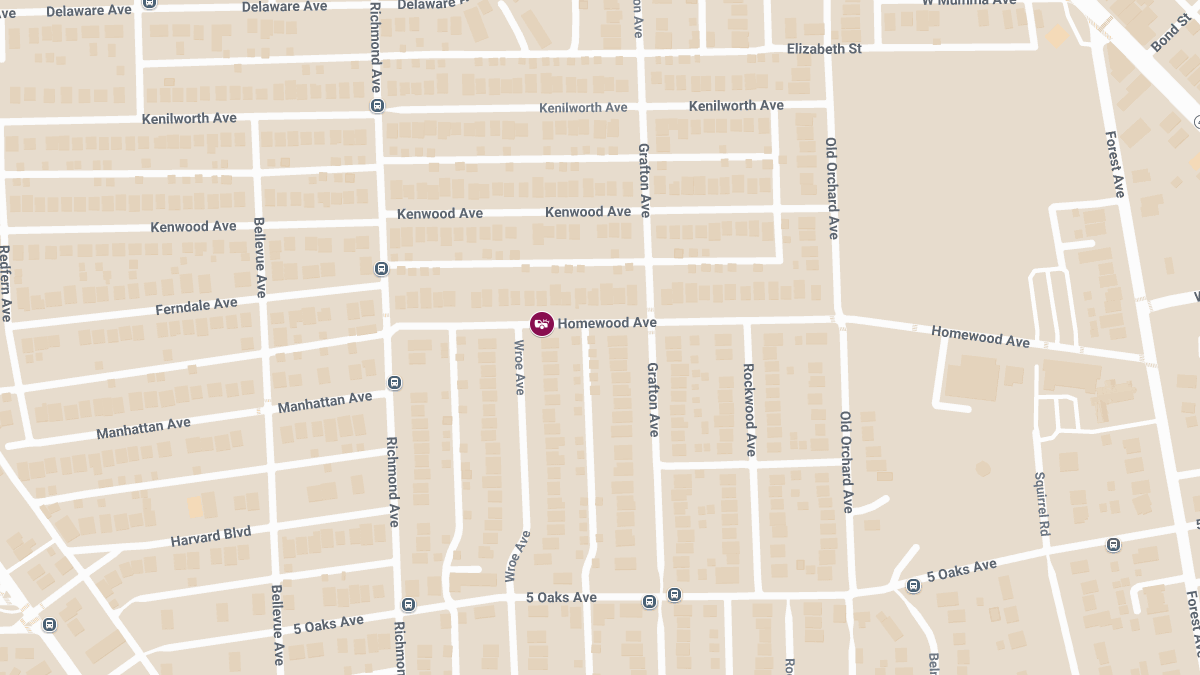 Driver Injured in Traffic Accident Near Homewood Ave