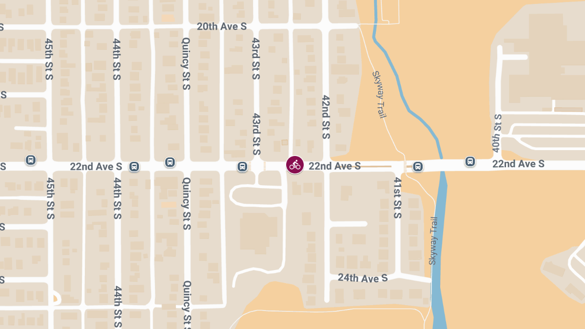 E-Bike Rider Injured in Crash at 42nd St and 22nd Ave S