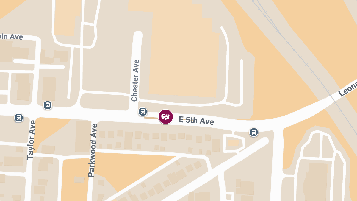 Early Morning Collision with Injuries Reported at 1581 E 5th Ave