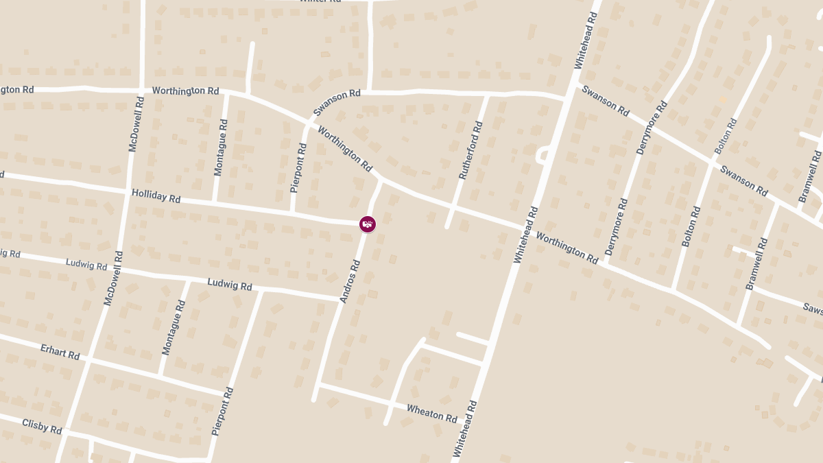 Early Morning Crash with Injuries Reported at Holliday Rd & Andros Rd