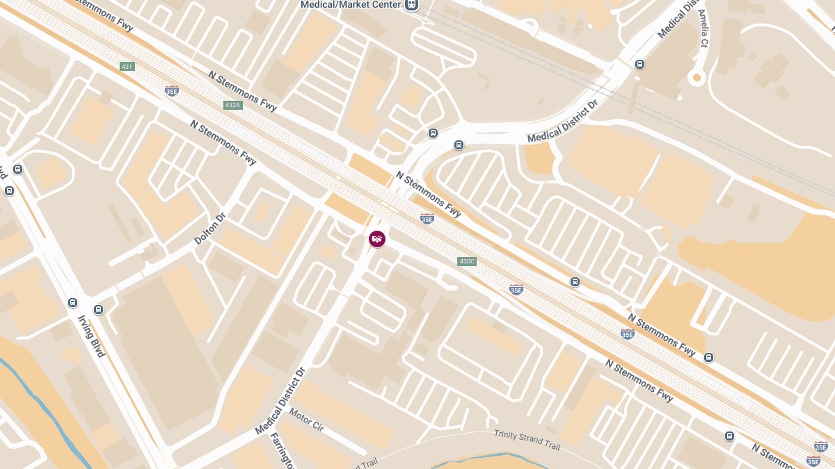 Emergency Crews Respond to Accident With Injuries at N Stemmons Serv W & Medical District Dr