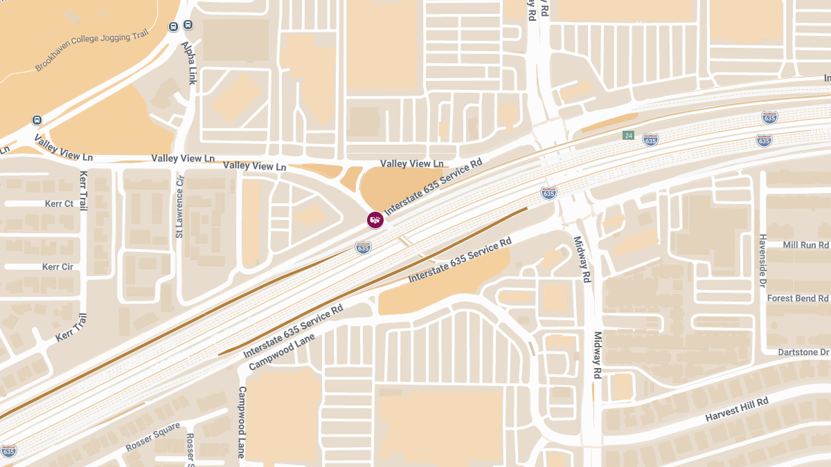 Emergency Crews Respond to Collision With Injuries at LBJ Fwy E & Valley View Ln