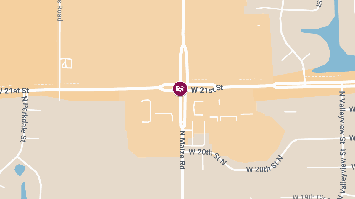Emergency Crews Respond to Injury Accident at W 21st St N & Maize Rd