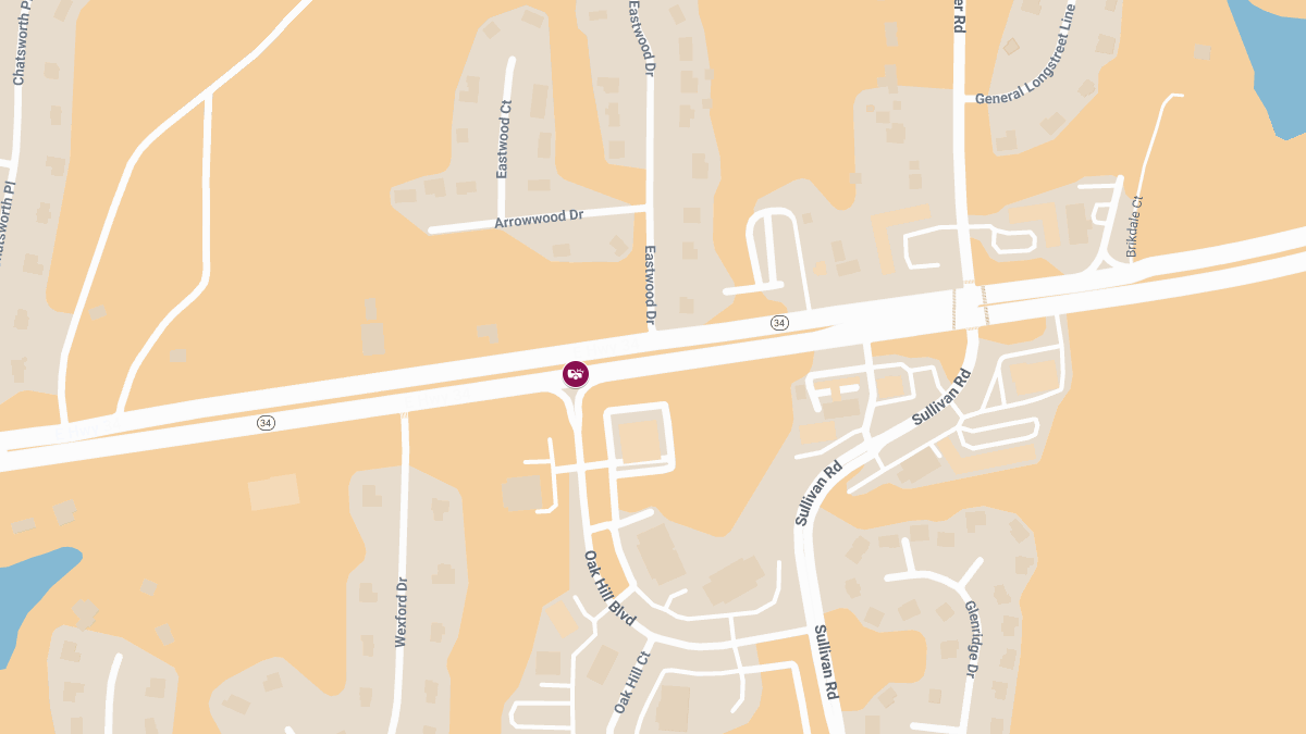 Emergency Crews Respond to Injury Crash at E Hwy 34 & Oak Hill Blvd