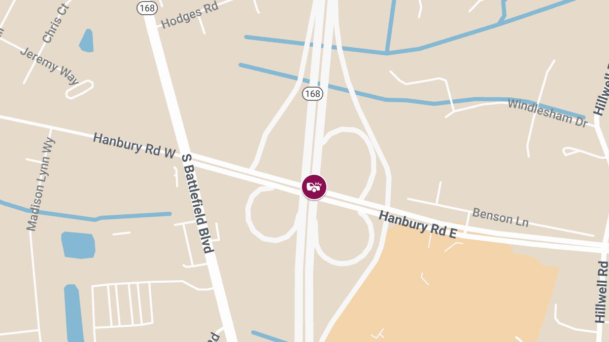 Entrapment Reported in Vehicle Accident Near Hanbury Rd E & Chesapeake Expressway