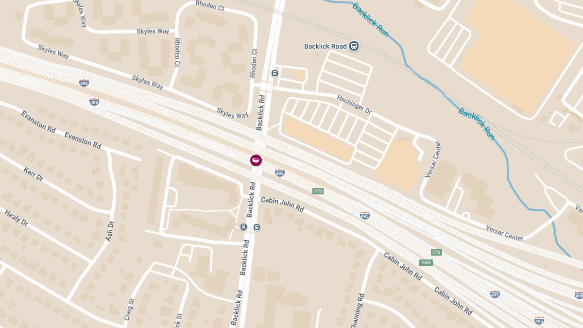 Fatal Accident Involving Tractor-Trailer on I-495 at Backlick Rd