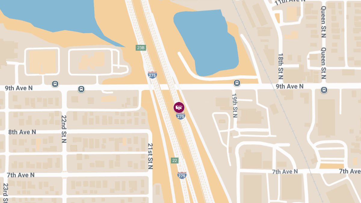 Fatal Crash Reported on I-275 Southbound Near Mile Marker 30