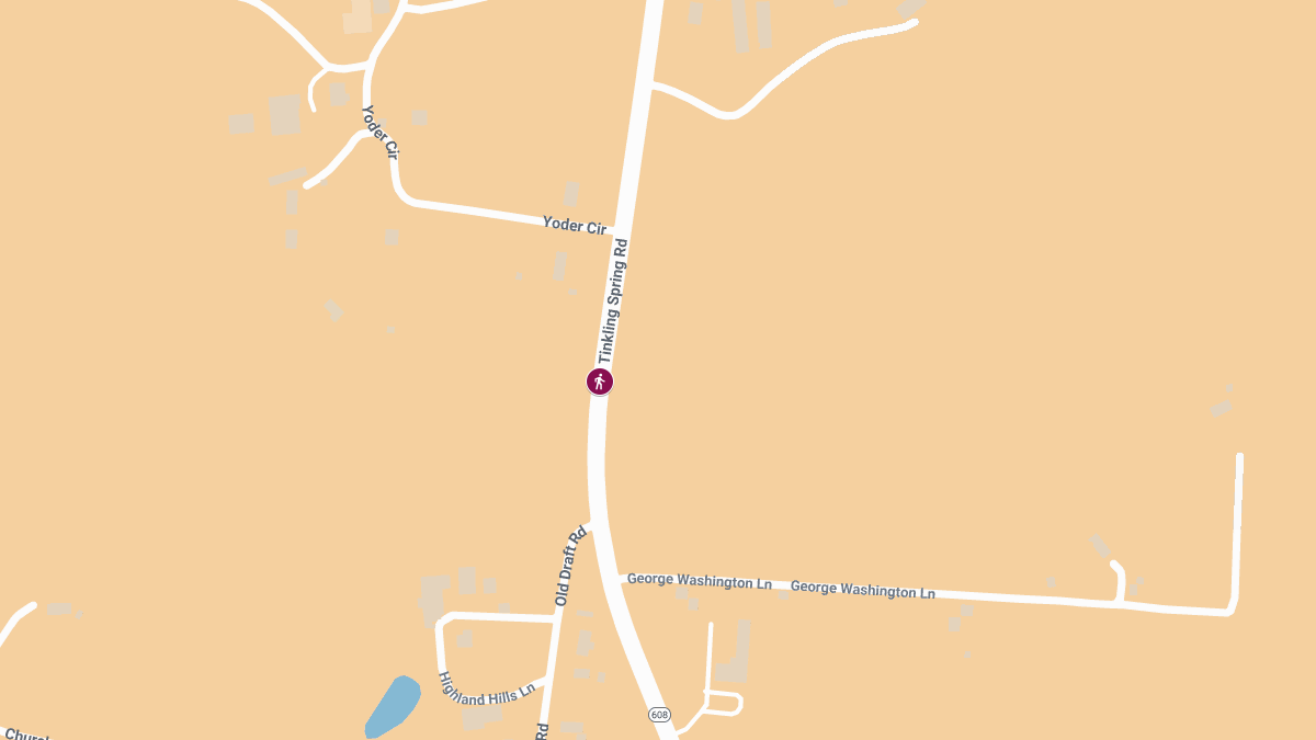 Fatal Pedestrian Crash on Tinkling Spring Rd