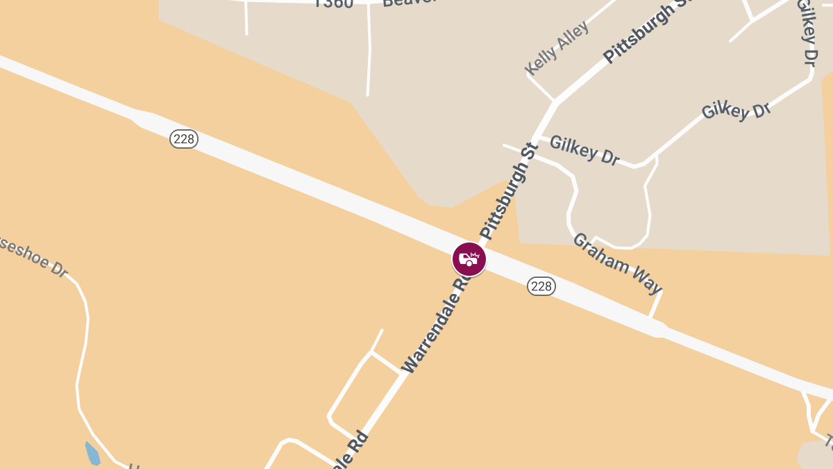 Five Injured in Two-Vehicle Collision at Rt 228 & Pittsburgh St