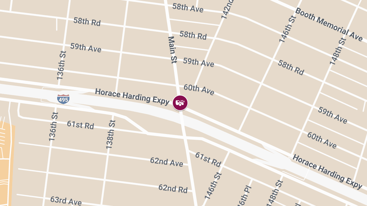 Four-Vehicle Collision With Injuries at Main St & LIE Service Rd