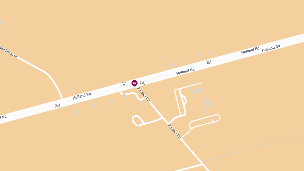 High-Impact Accident Reported on Holland Rd at Pioneer Rd