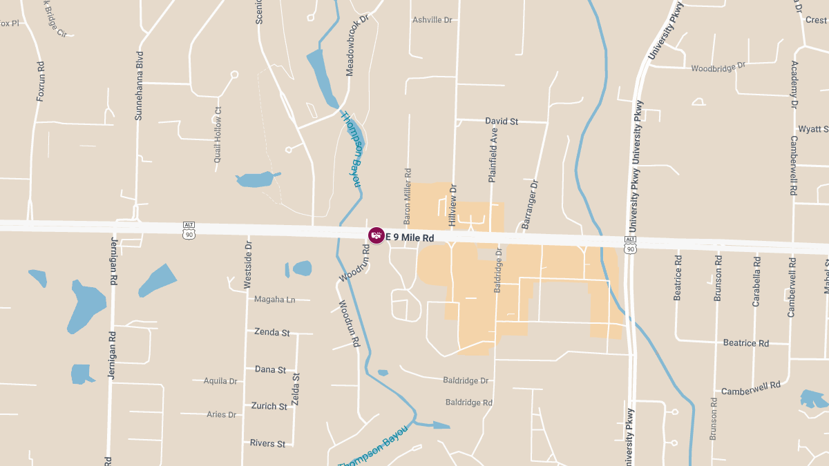 Hit-and-Run Crash with Injuries on 1500 E Nine Mile Rd