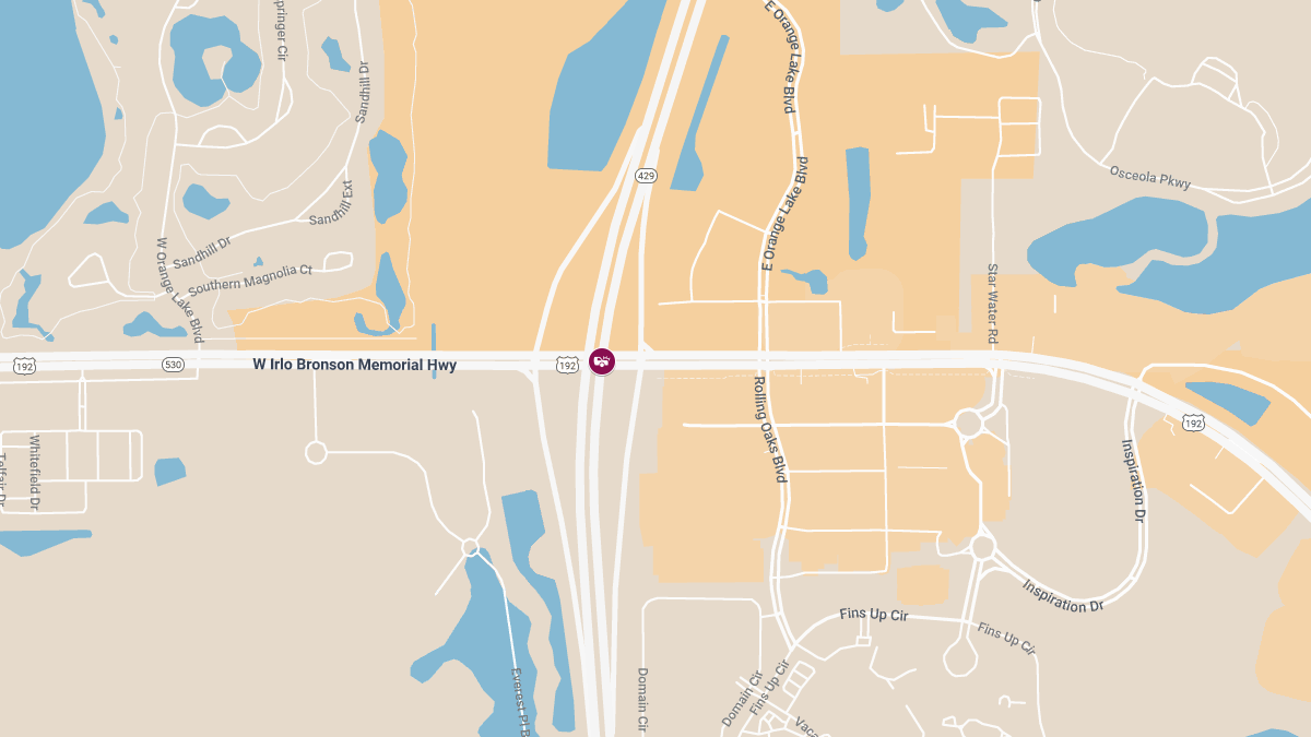 Hit-and-Run Crash with Injuries on Irlo Bronson Memorial Hwy at SR-429