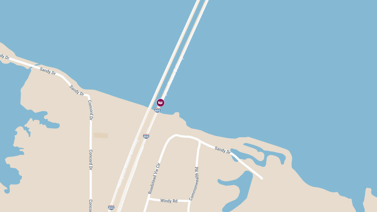 Hit-and-Run With Injuries on Monitor-Merrimac Memorial Bridge-Tunnel