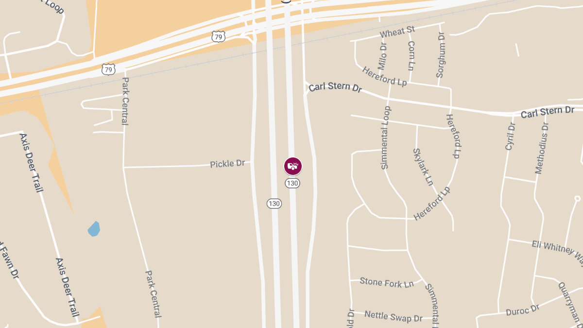 Vehicle Collision With Injuries Reported on SH 130 Toll